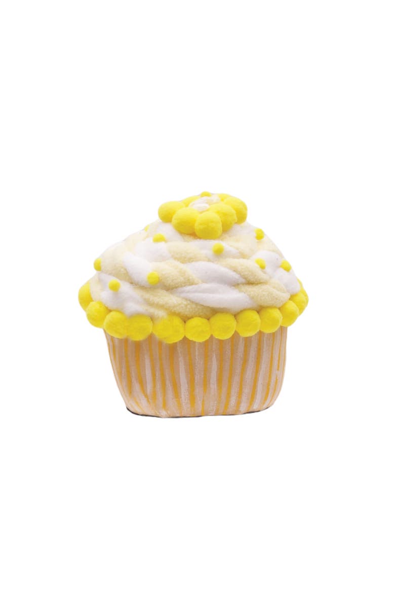 Cleo Cupcake Joe Spencer Gathered Traditions Figurine 6.5", Alternate, color, Yellow