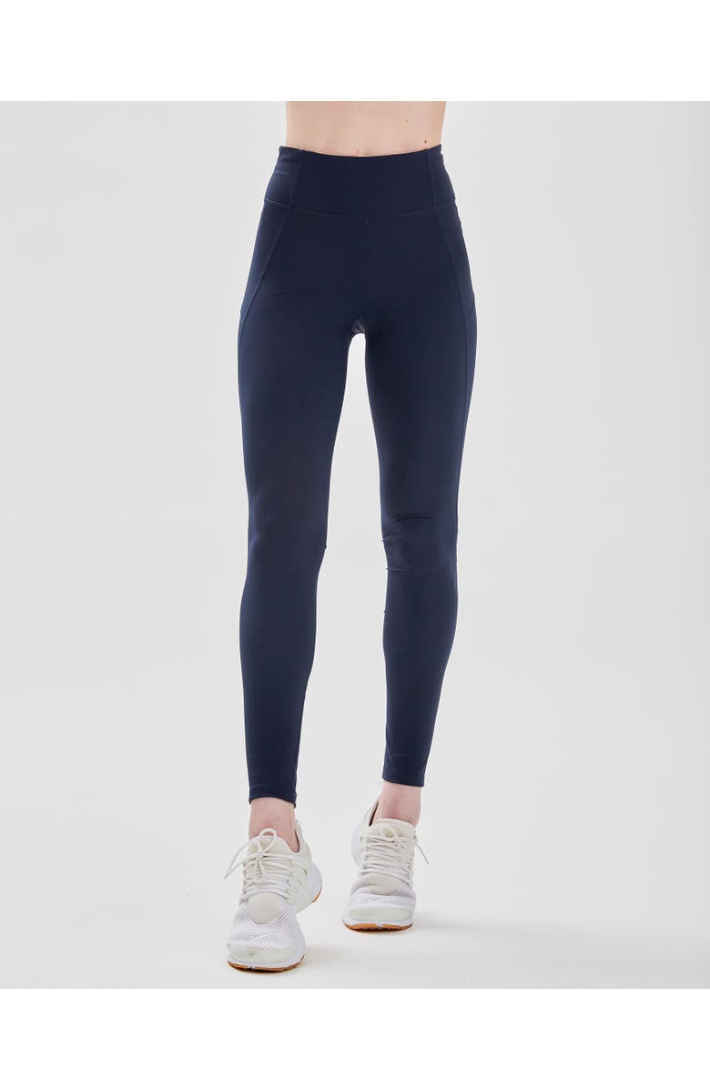 Rebody Active Shine On Silkiflex Legging 27", Main, color, Cool Navy