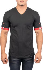 Maceoo Vivaldi Solid Dog V-Neck T-Shirt