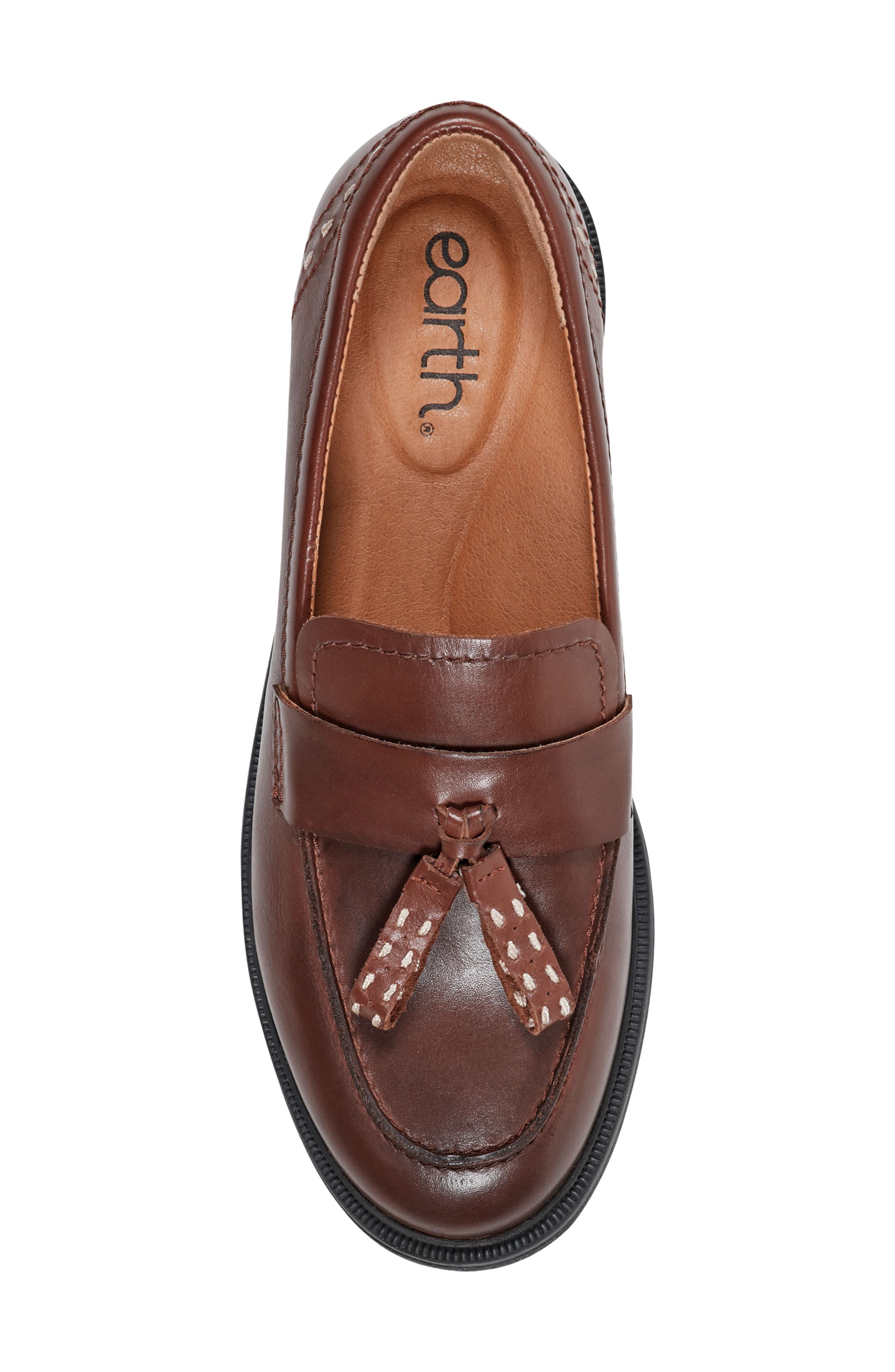Deeana Tassel Loafer, Alternate, color, DARK RED