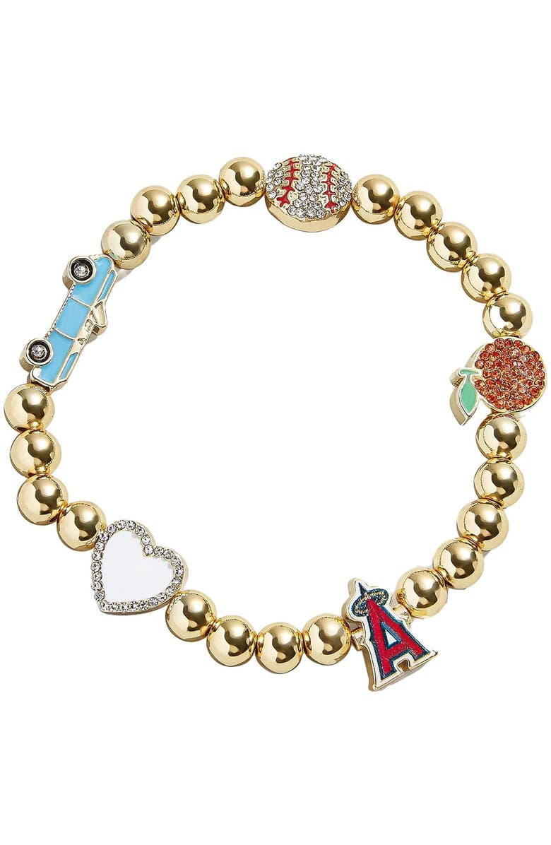 BaubleBar Los Angeles Angels Localized Pisa Bracelet, Main, color, 
