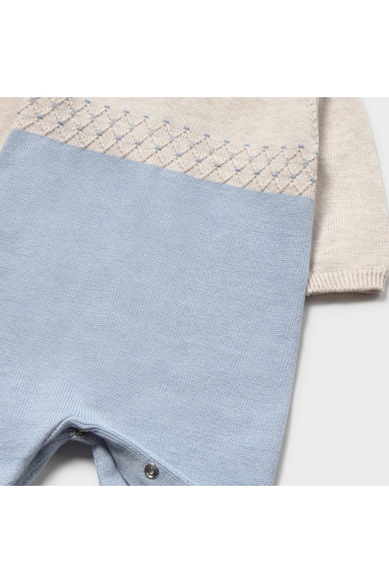Knit Baby Romper, Alternate, color, Blue