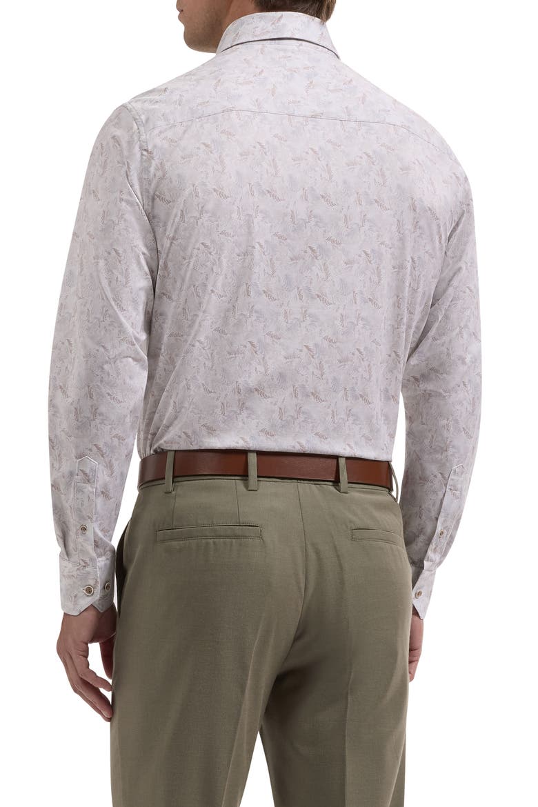 James OoohCotton Performance Long Sleeve Button Up Shirt, Alternate, color, SIENNA