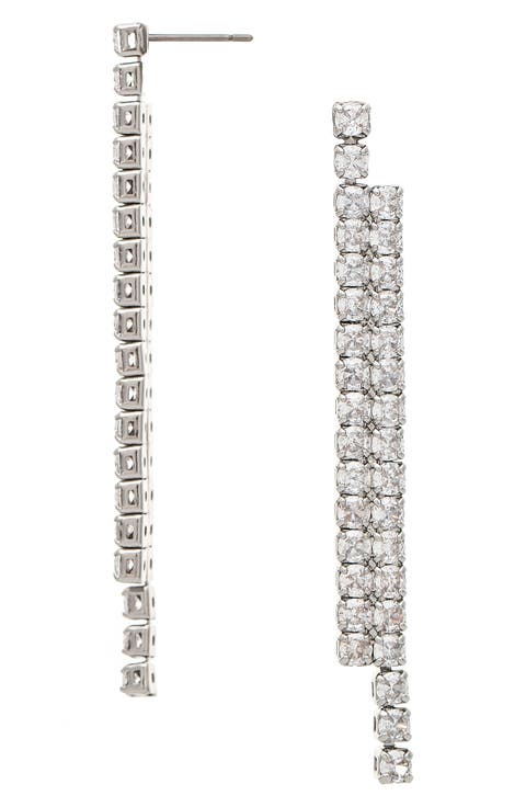 Cubic Zirconia Drop Earrings