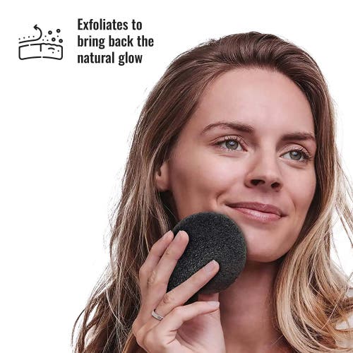 Pursonic Skin & Beauty Essentials Bundle Konjac Sponge Duo, Charcoal Konjac Sponge & 3-pack Makeup S In Multicolor