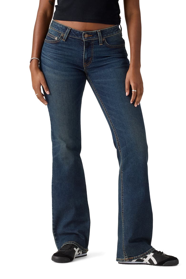 Superlow Bootcut Jeans, Main, color, SWEEP DOWN