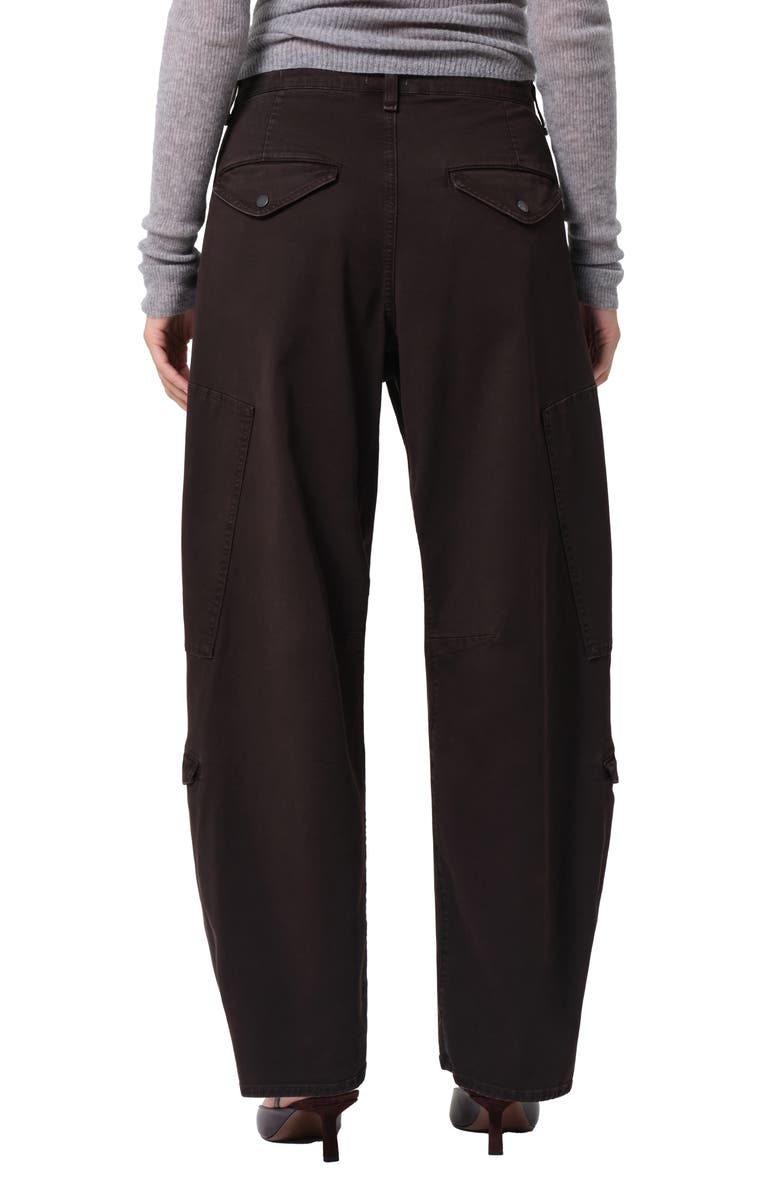Citizens of Humanity Flight Barrel Leg Pants, Alternate, color, Carob Dk Brown