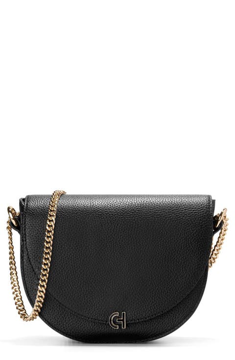 Evie Chain Saddle Crossbody Bag