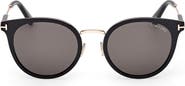 TOM FORD 54mm Round Sunglasses