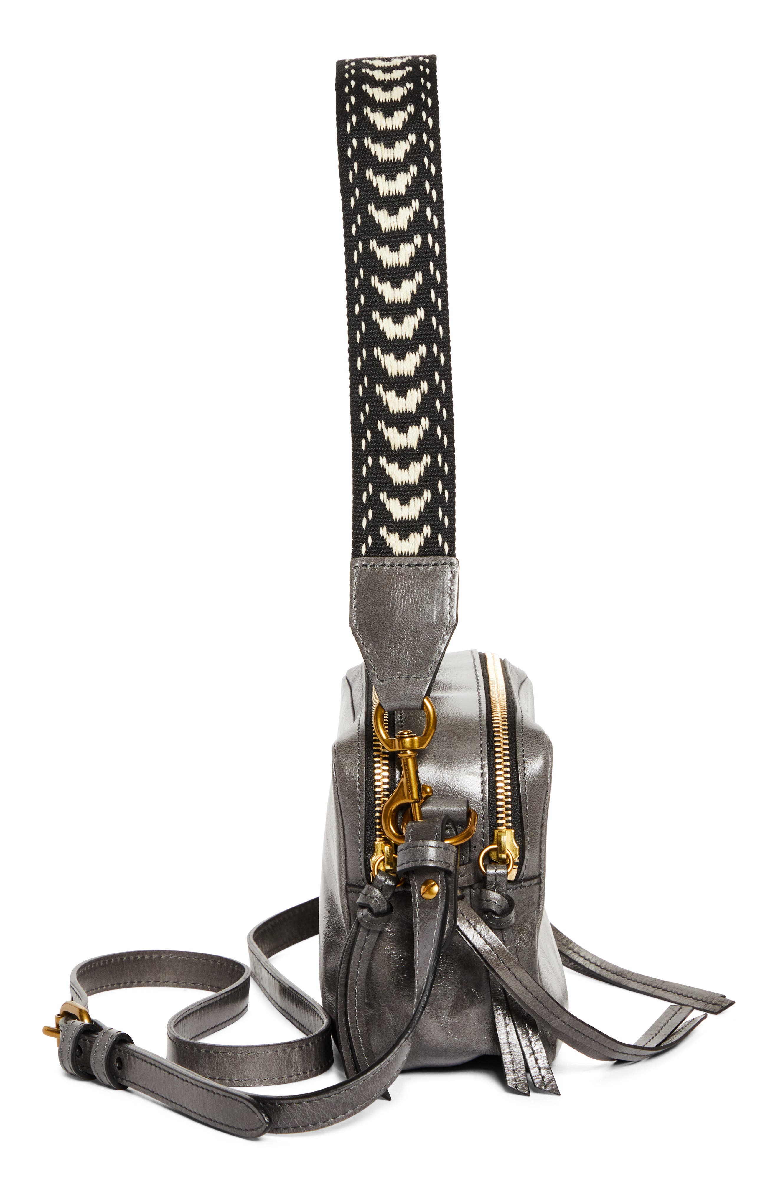 Isabel Marant Wardy XO Capsule Leather Camera Bag, Alternate, color, 