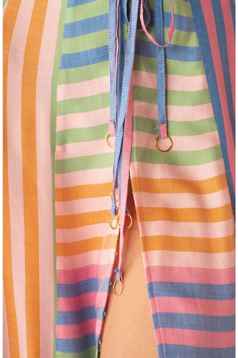 Lewis Mixed Stripe Cover-Up Maxi Dress, Alternate, color, OPEN MISCELLANEOUS