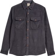 Faherty Cotton Stretch Corduroy Button-Up Overshirt
