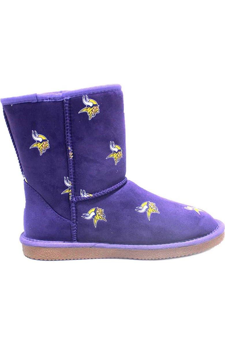 CUCE Women's Cuce Purple Minnesota Vikings Allover Logo Boots, Alternate, color,