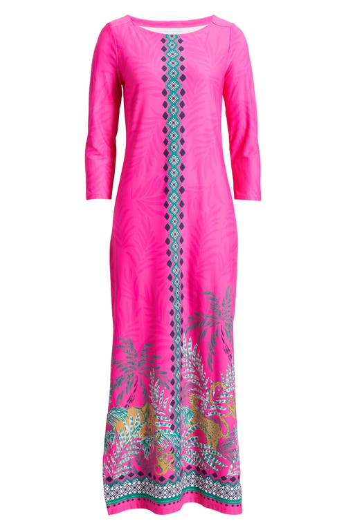 Lilly Pulitzer Upf 50+ Chillylilly Seralina Maxi Dress In Pink Multi