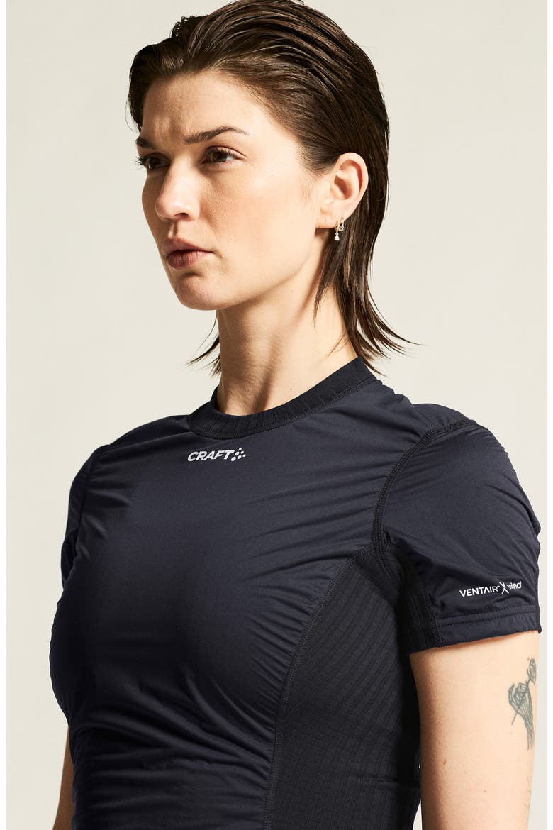 Active Extreme X Wind T-Shirt, Alternate, color, BLACK/ GRANITE
