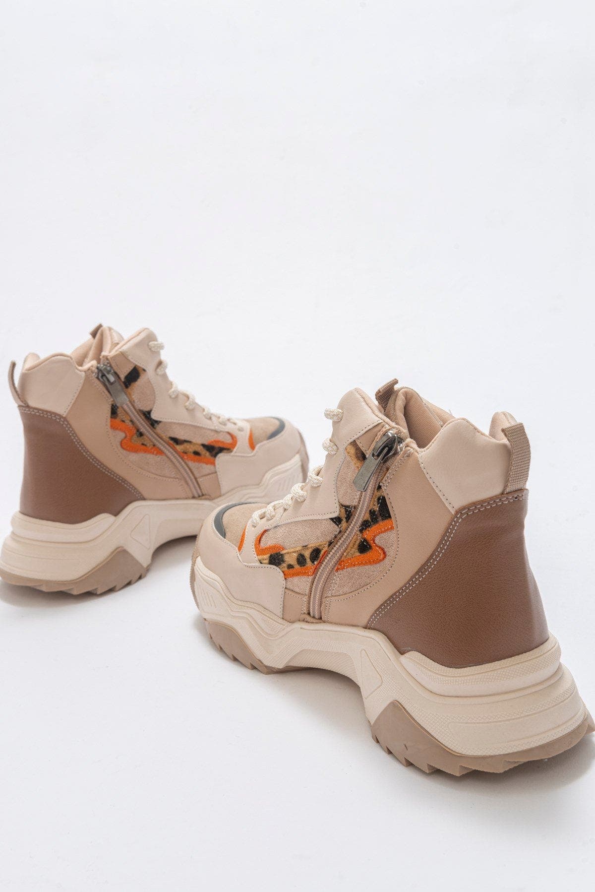 Olivia Sport Boot, Alternate, color, Beige Faux Leather