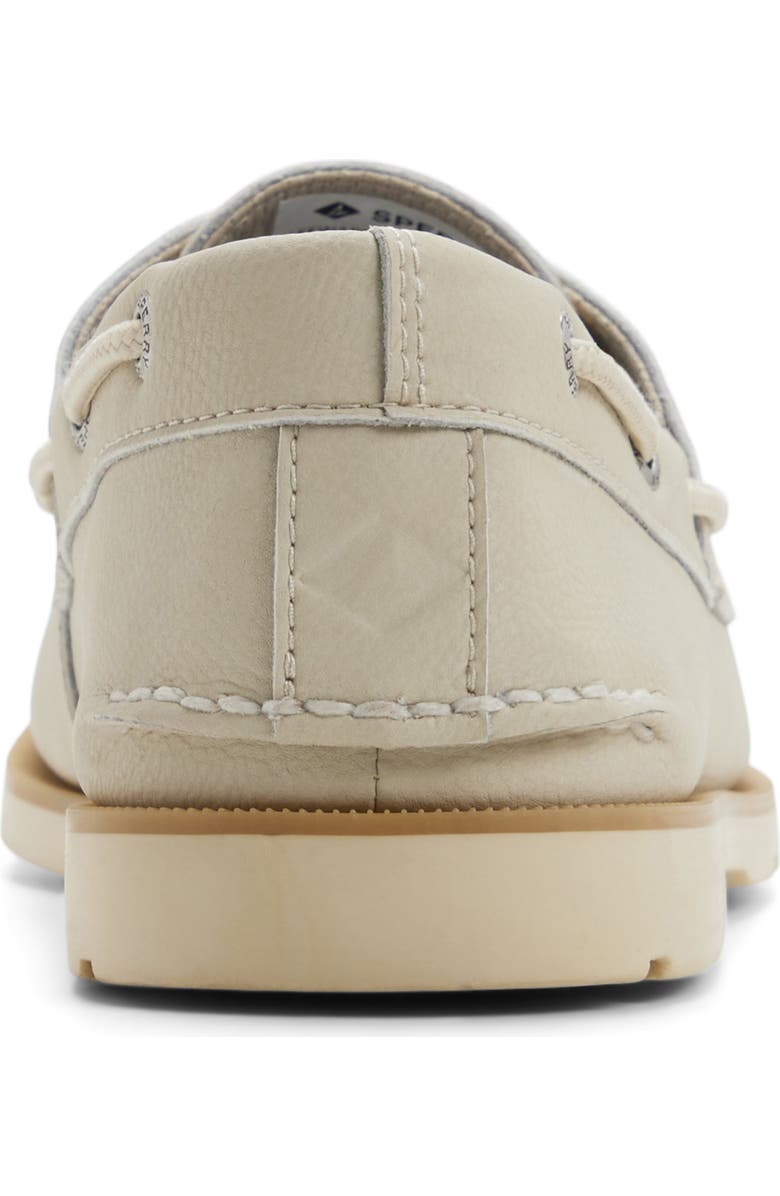 Sperry Leeward 2-Eye Boat Shoe, Alternate, color, Ivory