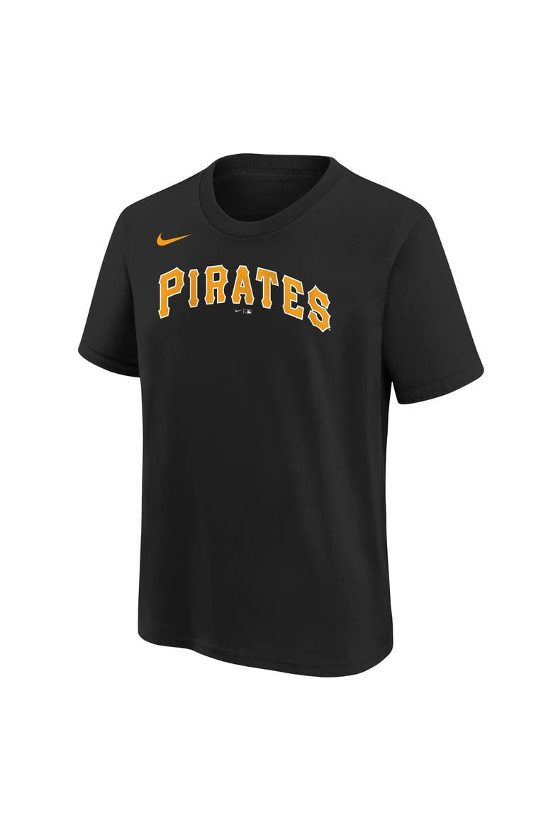Youth Nike  Black Pittsburgh Pirates Wordmark T-Shirt, Alternate, color, Black