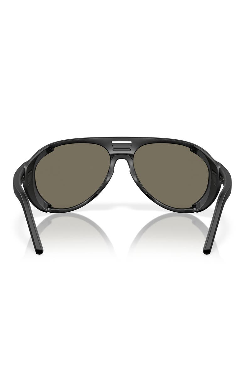 Grand Catalina 59mm Polarized Pilot Sunglasses, Alternate, color, MATTE BLACK/ BLUE MIRROR