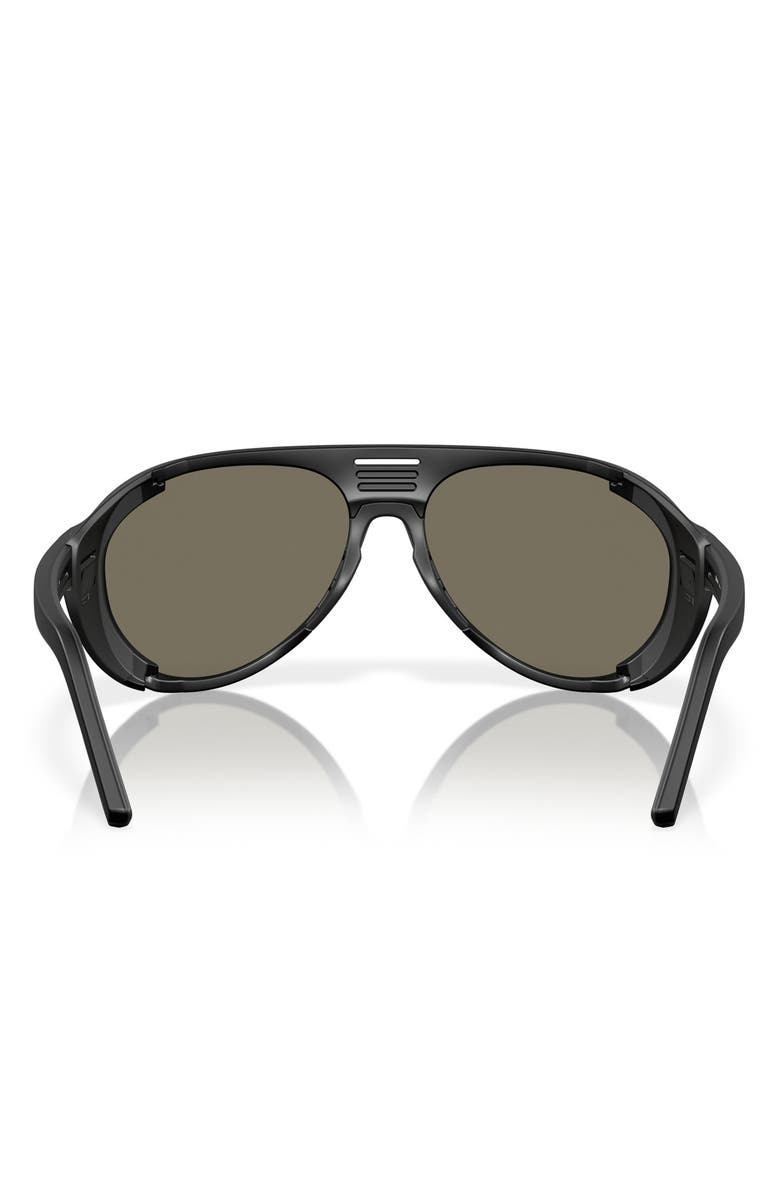 Costa Del Mar Grand Catalina 59mm Polarized Pilot Sunglasses, Alternate, color, Matte Black/ Blue Mirror