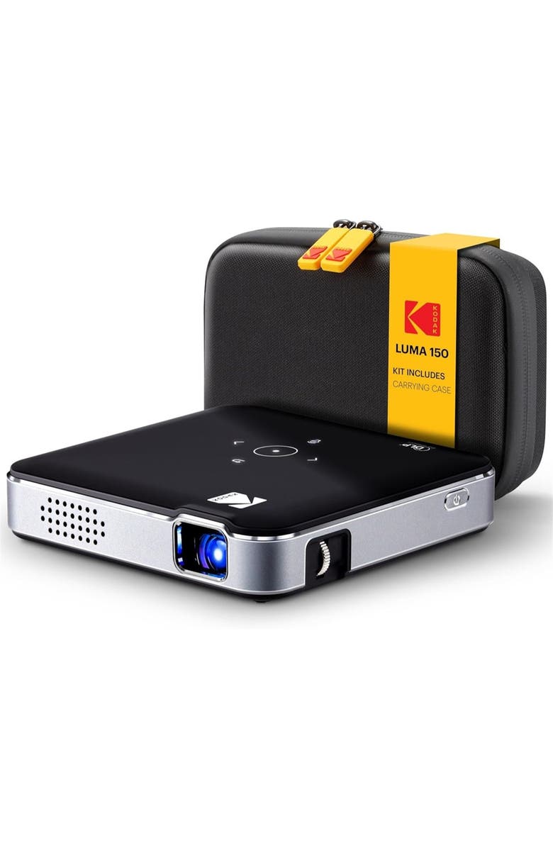 Kodak Luma 150 Pico Projector, Rechargeable Ultra Mini Projector with Travel Case, Main, color, Black