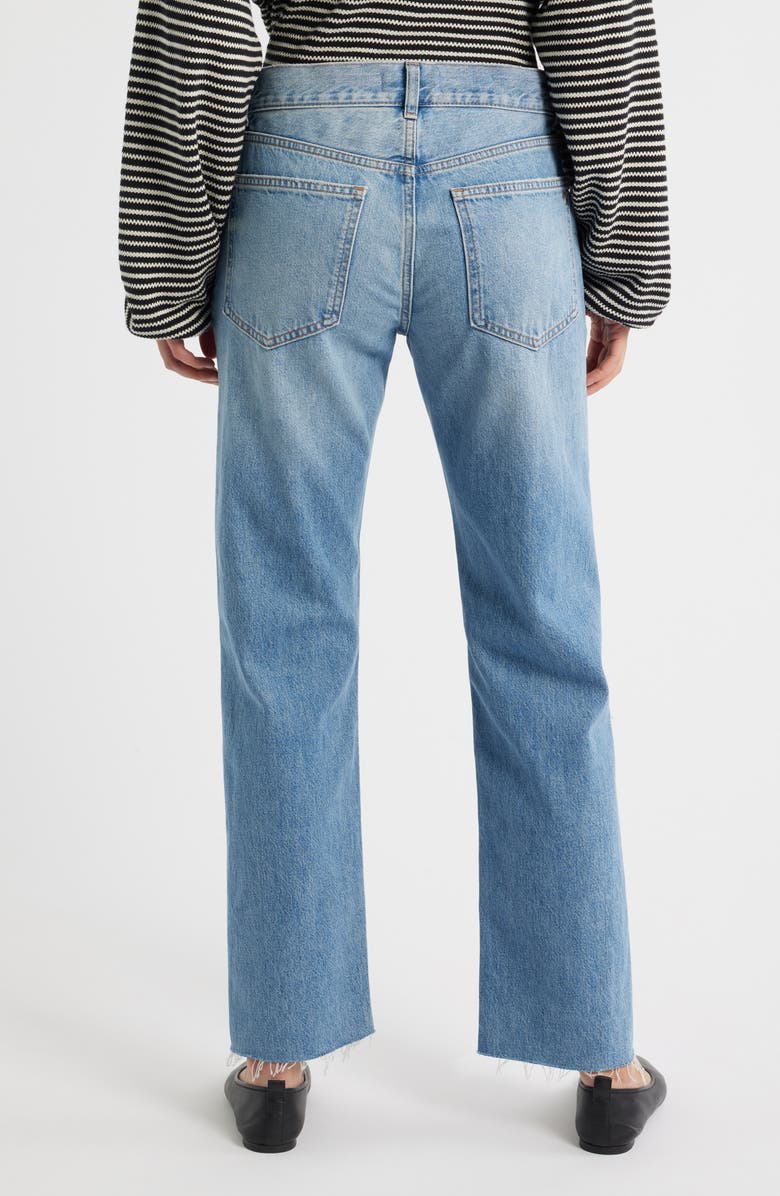 Madewell The Dean Easy Straight Jeans, Alternate, color, Nickelsville Wash