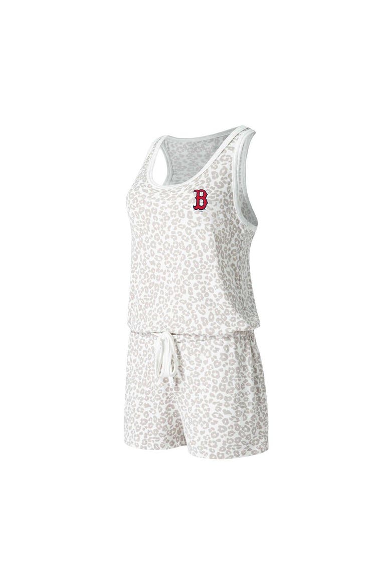 Women's Concepts Sport Cream Boston Red Sox Montana Hacci Knit Romper, Main, color, Cream