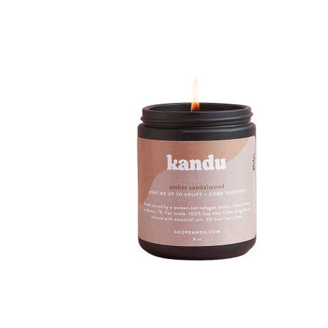 Amber Sandalwood 8 Oz Candle