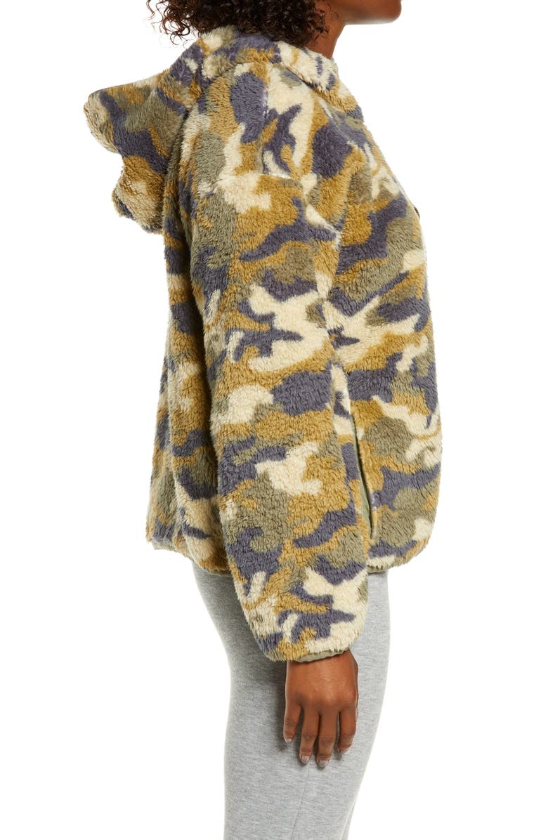 UGG<sup>®</sup> Kadence Faux Fur Zip Hoodie, Alternate, color, 