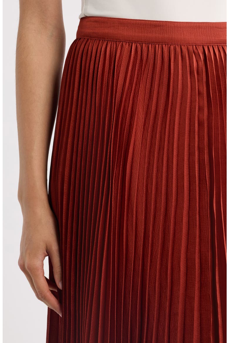 Rowyn Pleated Skirt, Alternate, color, TOASTED SAFFRON