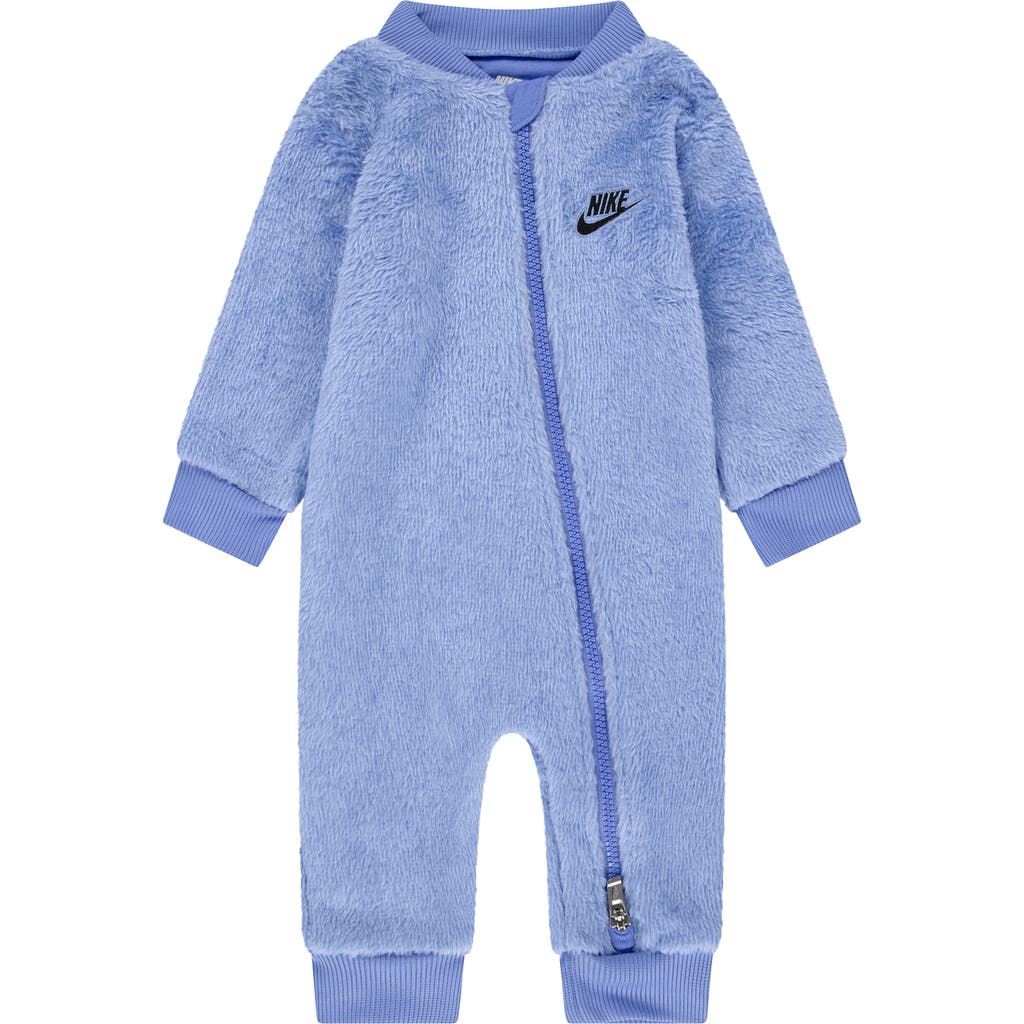 Nike Fleece Romper In Blue