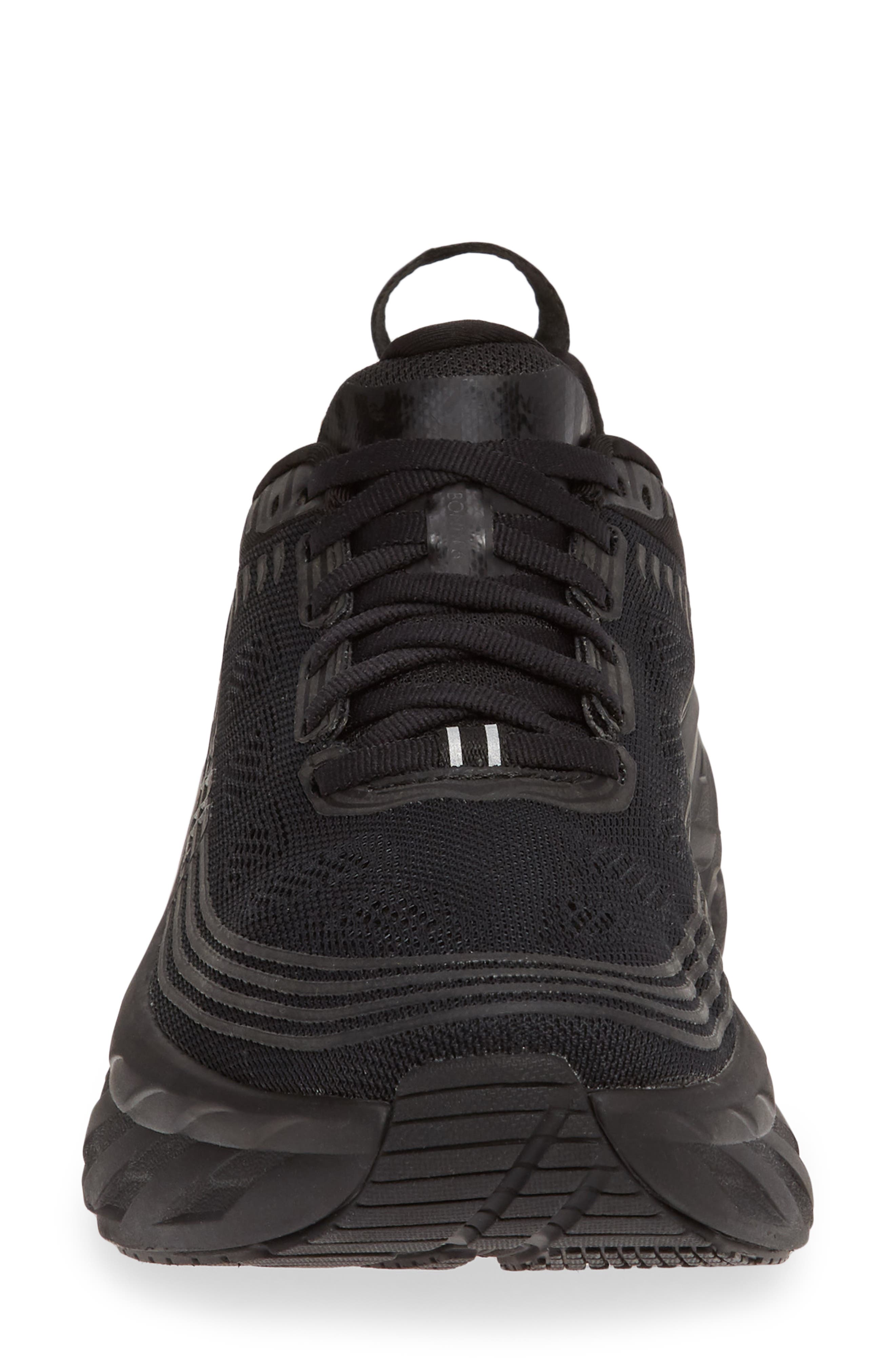 Bondi 6 Running Shoe, Alternate, color, BLACK/ BLACK