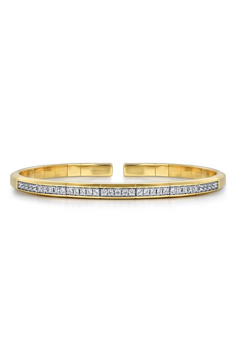 Demure Diamond Cuff Bracelet