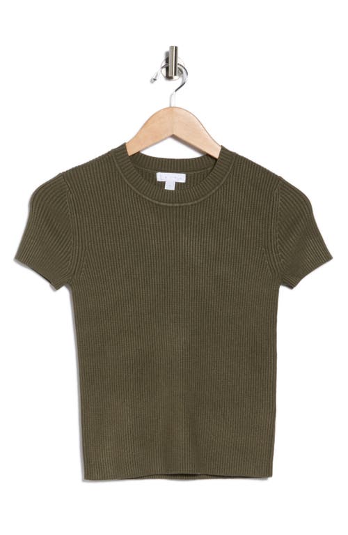 Leith Compact Sweater Tee In Green