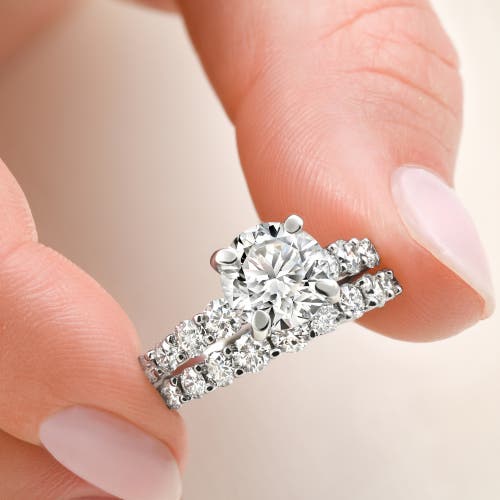 Bliss Diamond Certified 3 6/8ct Diamond Engagement Wedding Ring Set 14k Gold Lab Grown In Gold