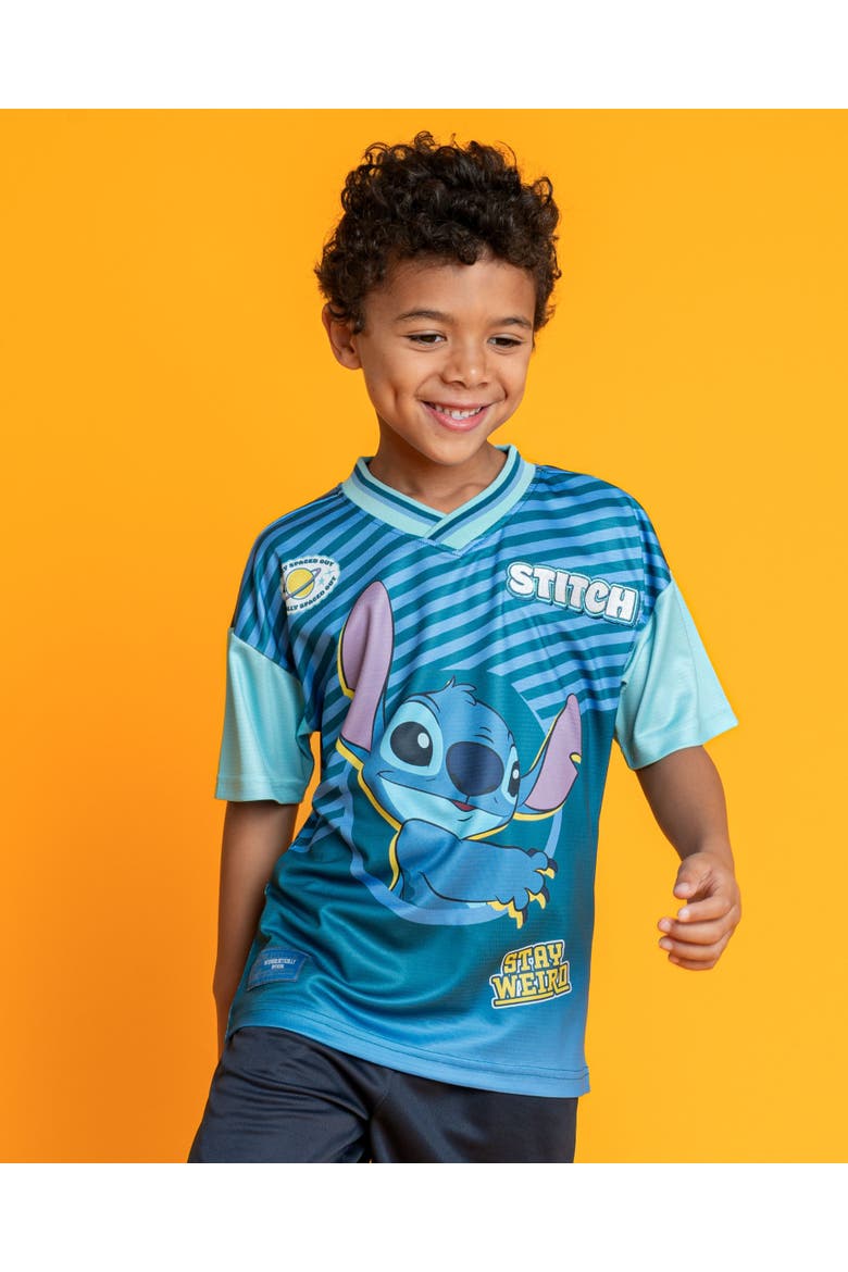 Lilo & Stitch Athletic T-Shirt, Main, color, Stitch Blue Gradient