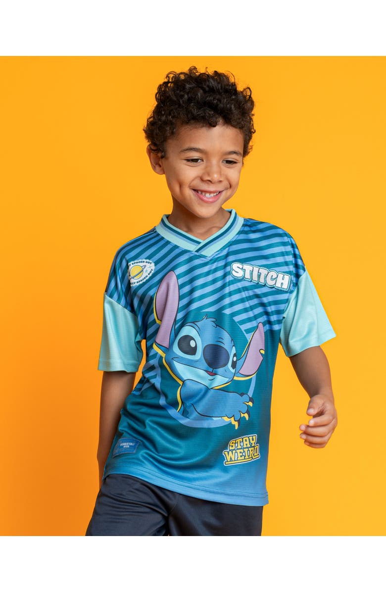 Disney Lilo & Stitch Athletic T-Shirt, Main, color, Stitch Blue Gradient