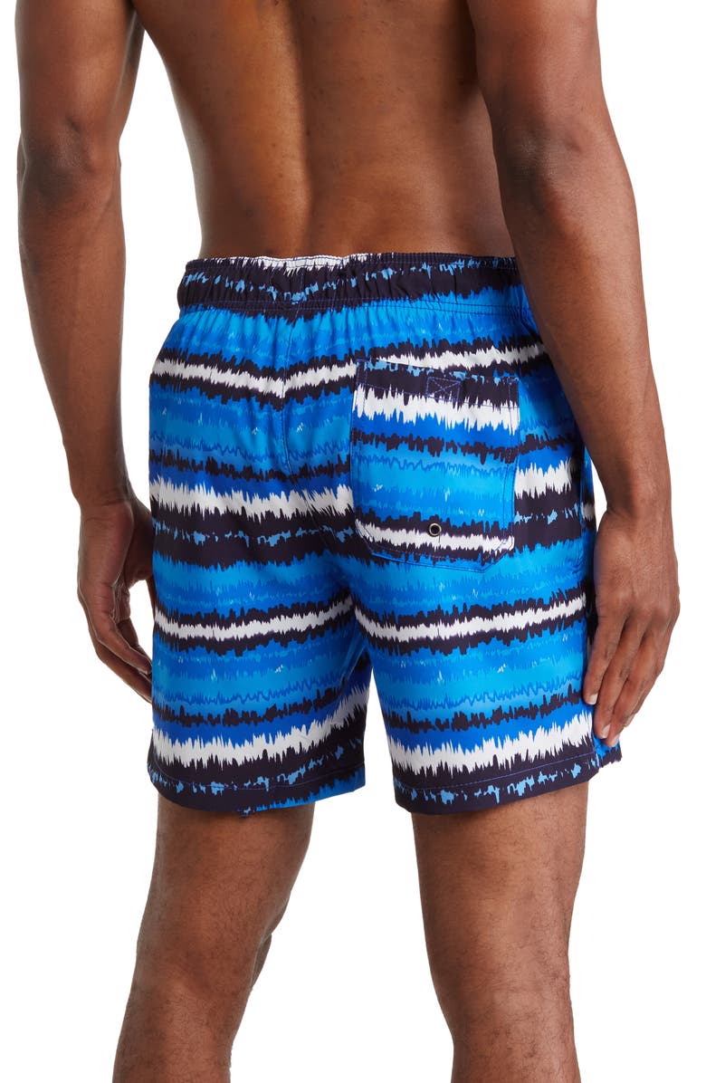 BEACH BROS Acid Stripes Swim Trunks, Alternate, color, 