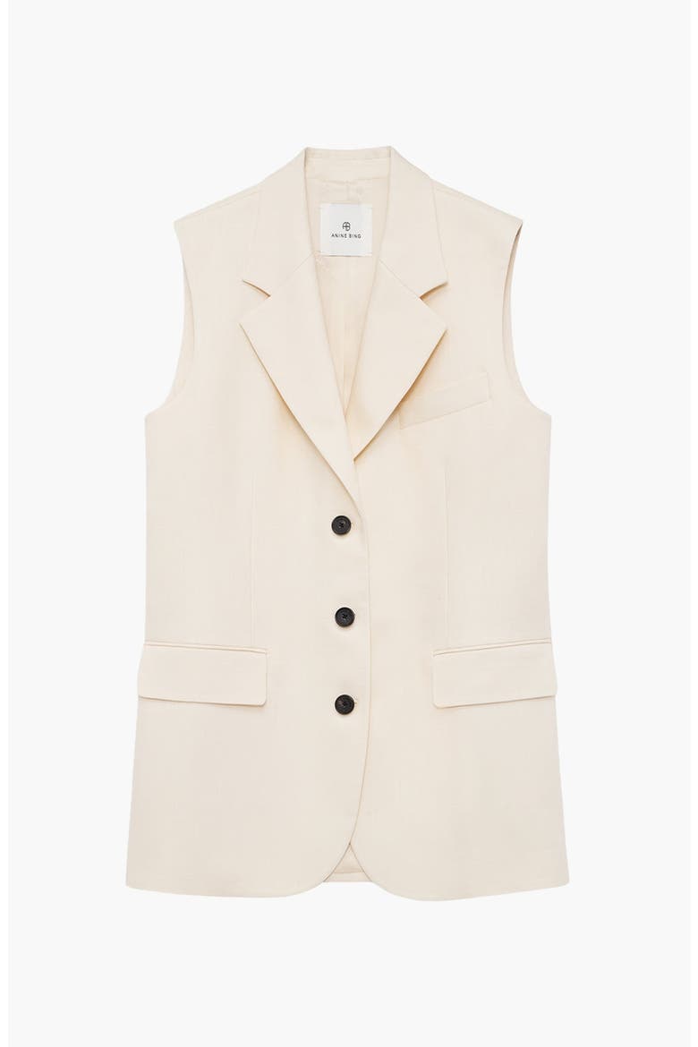 Sara Vest, Alternate, color, Cream
