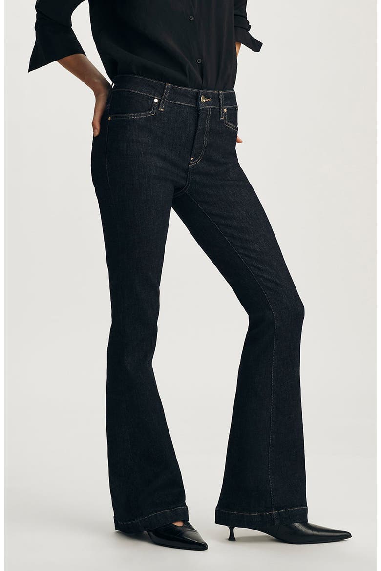 Sydney High Rise Flare Jeans, Alternate, color, RINSE GOLD PREMIUM