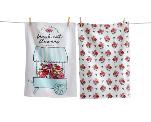 Flower Cart Dt S/2 Multi Cotton Spring