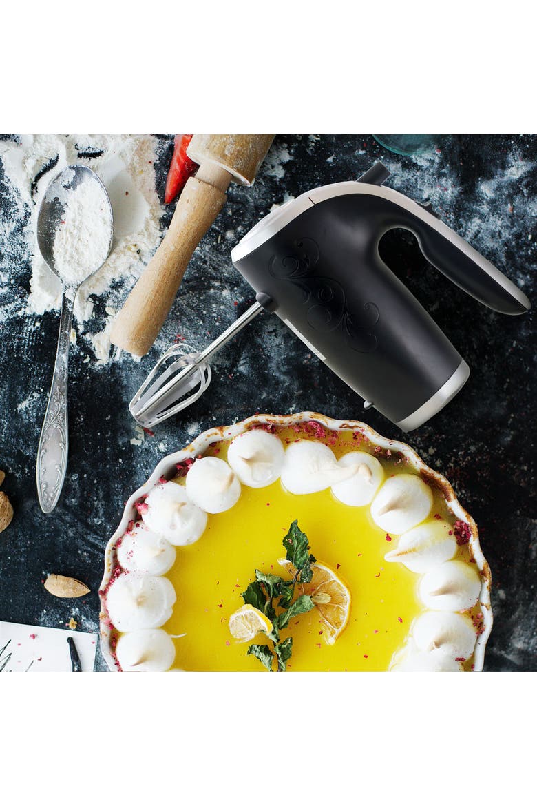 5-Speed 150-Watt Hand Mixer Black w/ Silver Accents, Alternate, color, Black