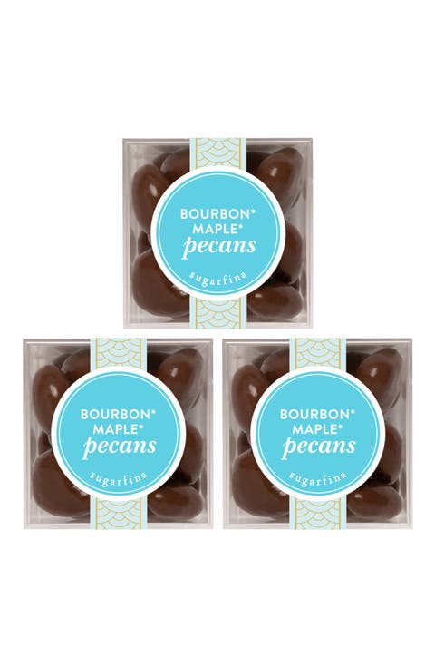 Bourbon Maple Pecans Set of 3 Candy Cubes