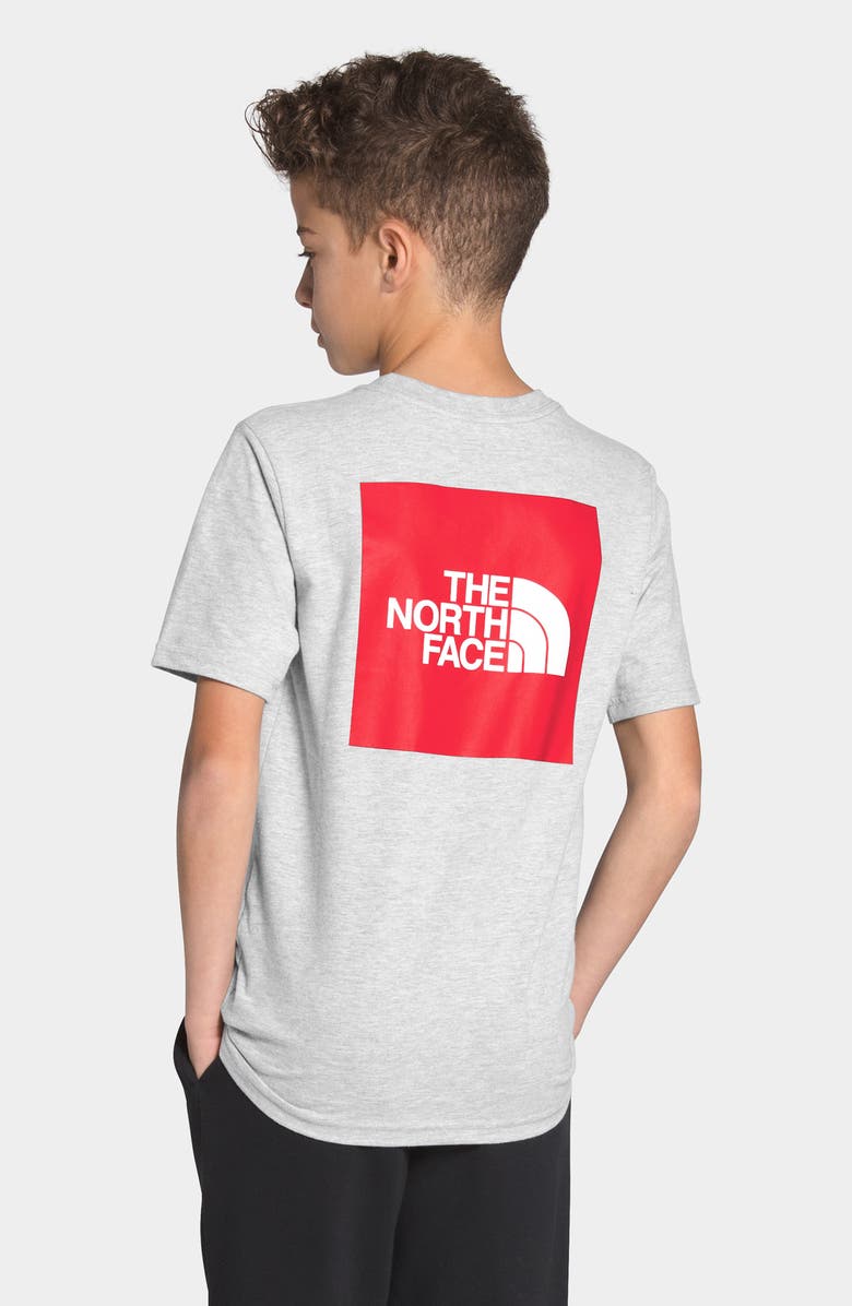 The North Face Kids' Red Box Logo Graphic Tee, Alternate, color, 