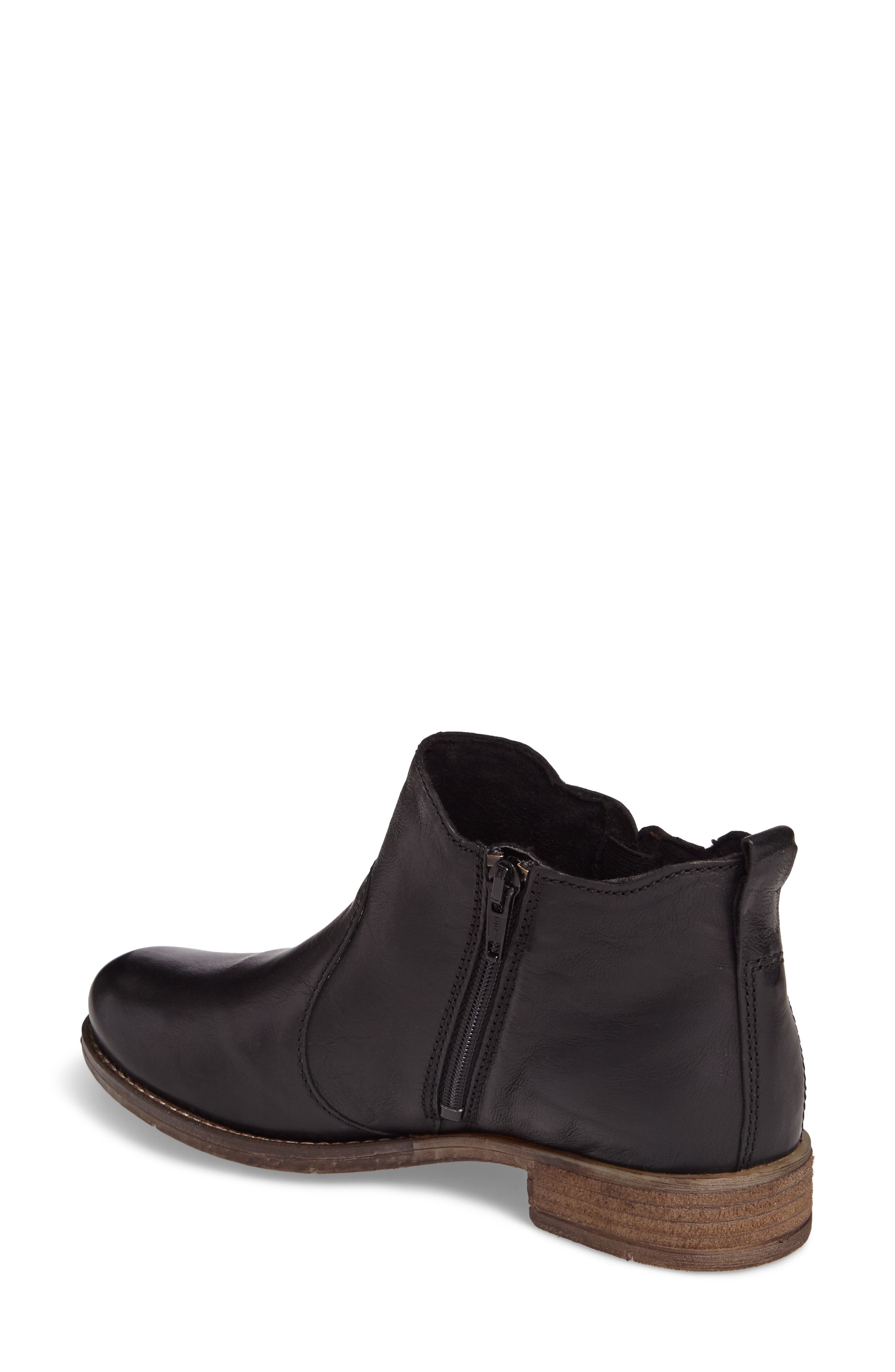 Sienna 45 Chelsea Bootie, Alternate, color, BLACK LEATHER
