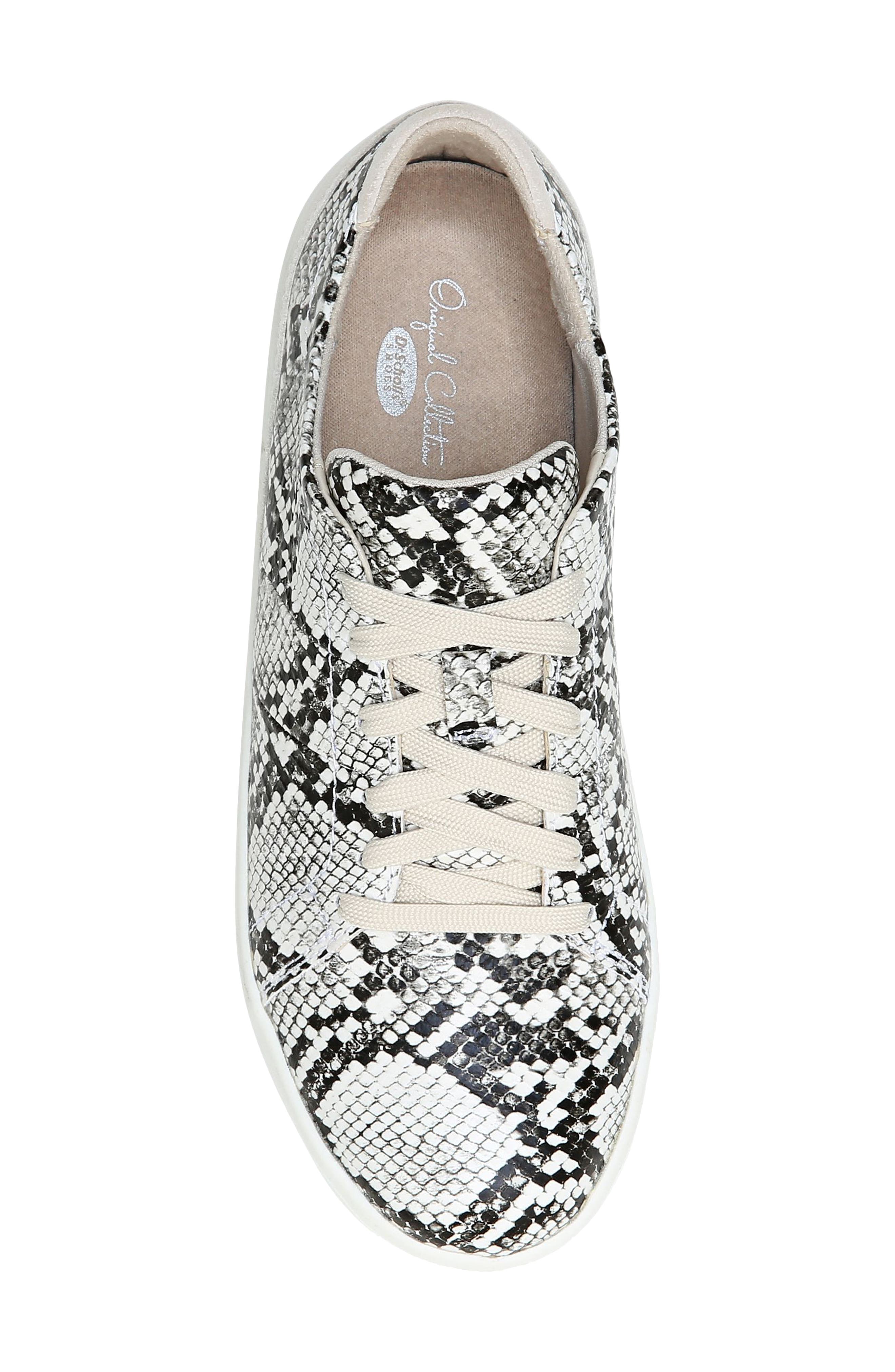 Everyday Sneaker, Alternate, color, BLACK SNAKE PRINT LEATHER