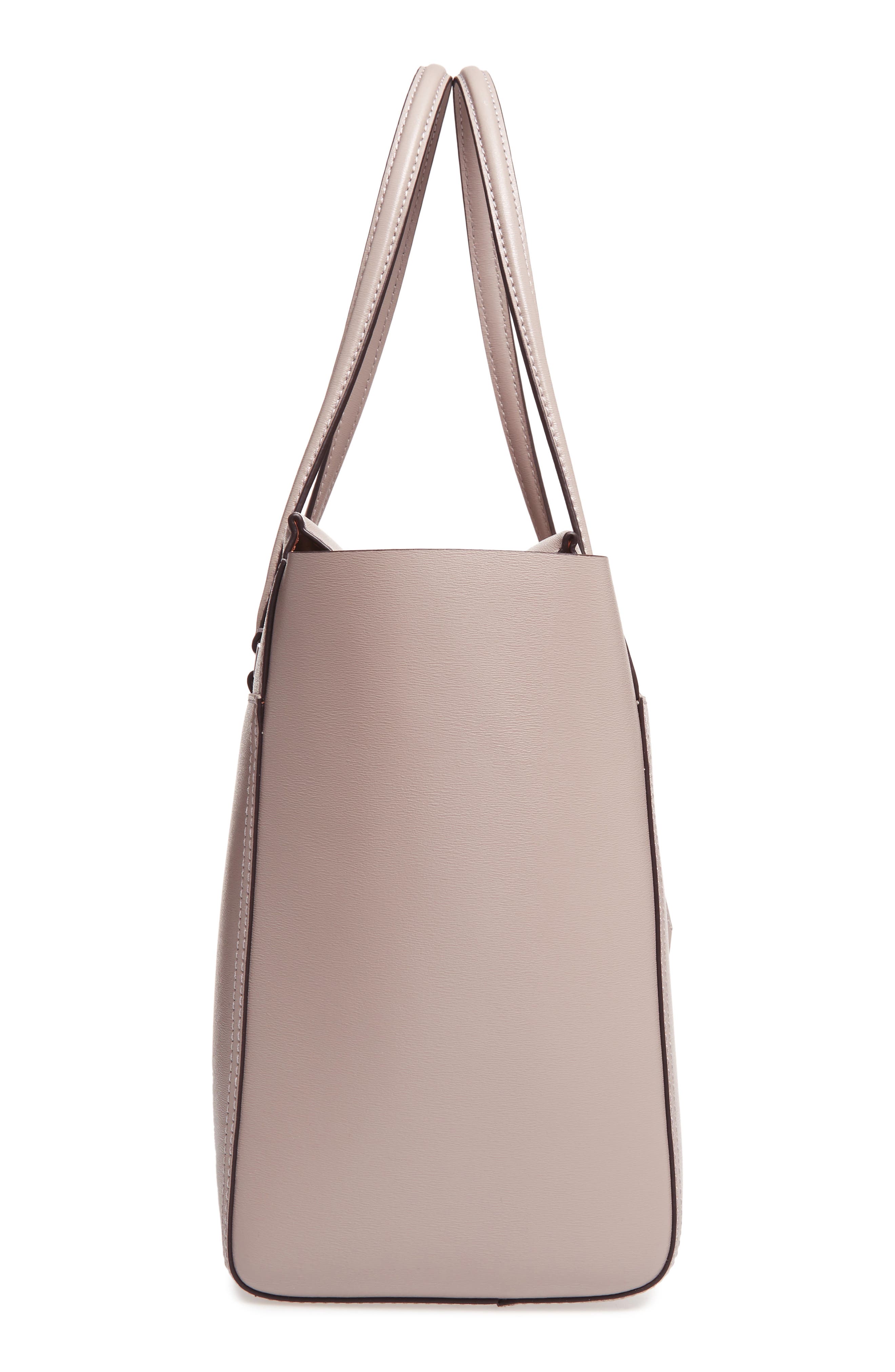 Parker Leather Tote, Alternate, color, DUST STORM / CARDAMOM