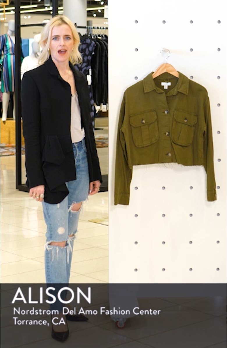 Jack Raw Hem Shirt Jacket, sales video thumbnail