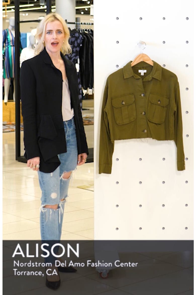 Jack Raw Hem Shirt Jacket video