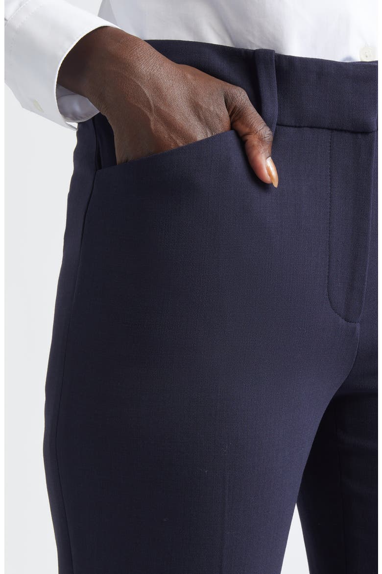 Reade Stretch Wool Straight Leg Pants, Alternate, color, INK